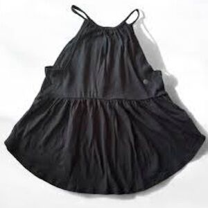 American Eagle High Neck Babydoll Cotton Halter Top, Size Large, NWT